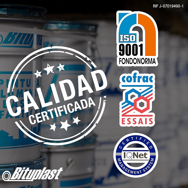 Nuestros productos poseen calidad certificada y garantizada, siendo reconocidos a nivel nacional e internacional.

Con Biutplast siempre #EstamosBienCubiertos 

#Bituplast
#MantoAsfaltico
#WaterproofingMembrane
#Roofing
#ISO9001