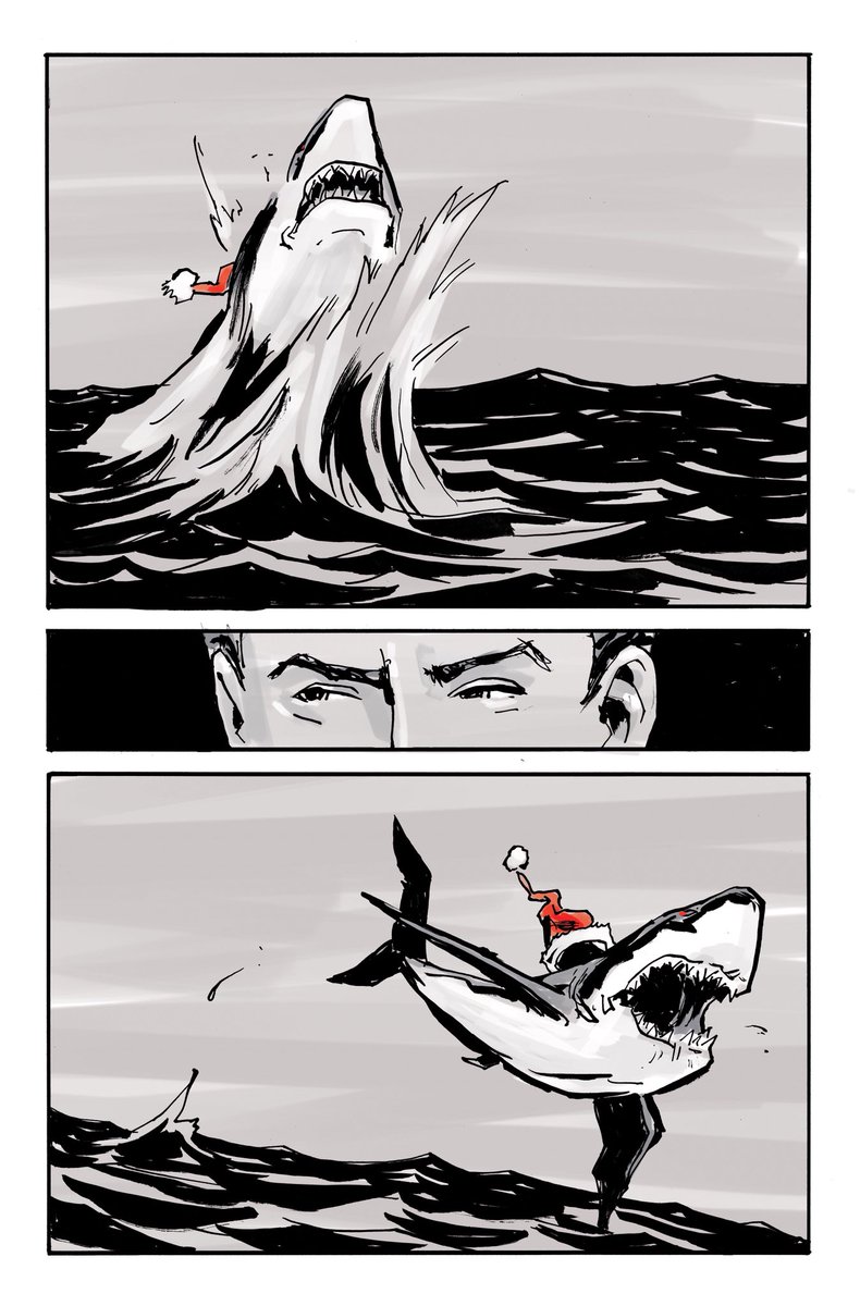 KodyChamberlain's tweet photo. In just two hours, #SantaJaws will breach your television screens. https://t.co/a08vA2QfZc