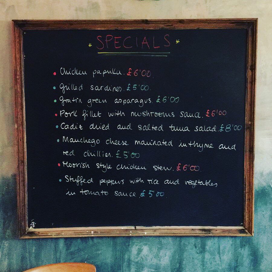 Special board this week at #lacantinaheatonmoor looking mighty fine 🙌😋🇪🇸 #littletasteofspain #spanishtapas #spanishfood