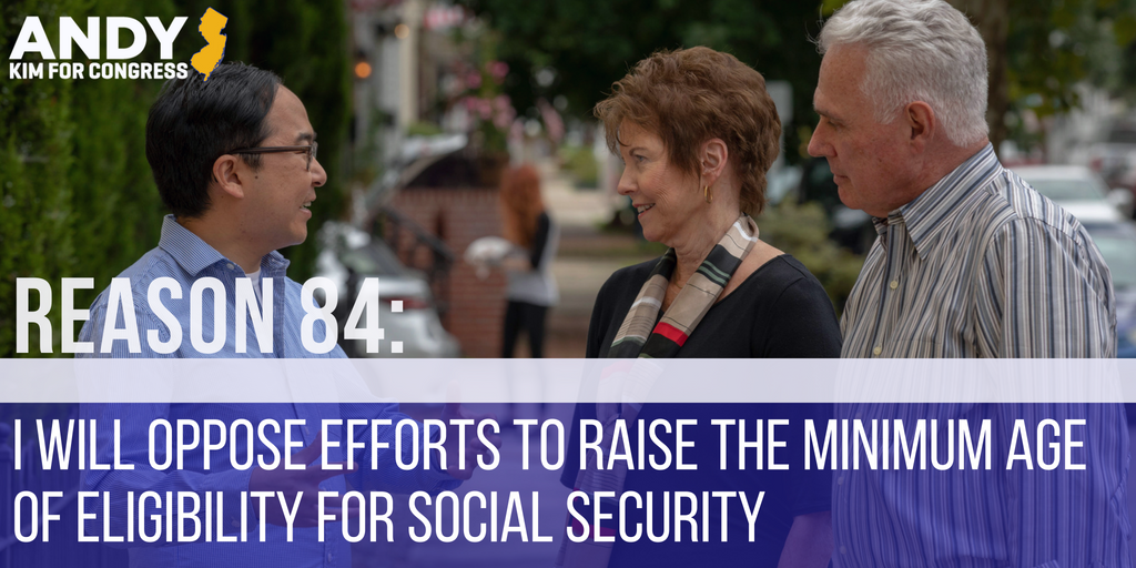AndyKimNJ's tweet photo. 83 years ago, FDR signed the Social Security Act into law. Today, let's honor this event by protecting Social Security and supporting leadership that will do the same. In Washington, I will work hard so people can retire with dignity and financial security. https://t.co/yncbTVwoRK