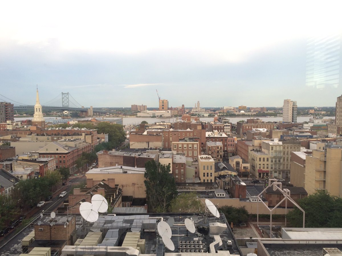 lentdesign's tweet photo. Enjoying the view (and the Philly architectural history presentation) @keasthood with @aiaphlPEA ! https://t.co/ZlQyV3krRM