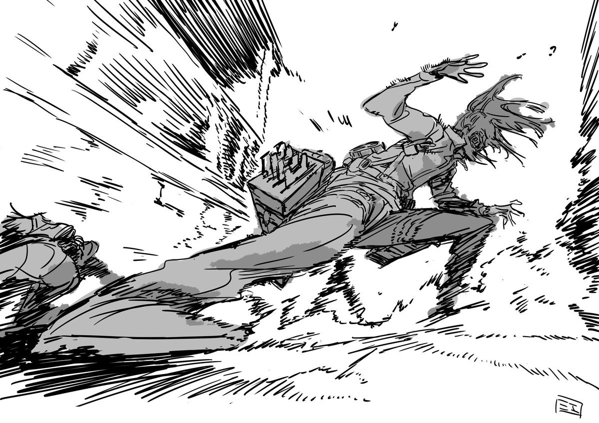 AoTWiki's tweet photo. Hange illustration by Animator Yasuyuki EBARA https://t.co/VHyCdzuqA8