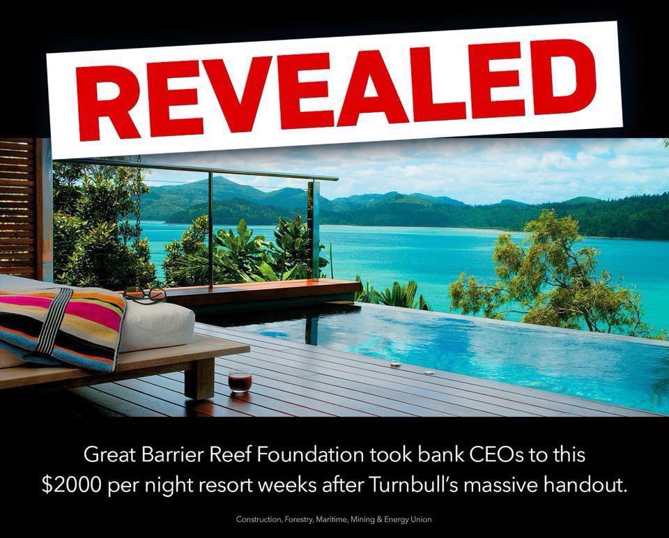 otiose94's tweet image. #GBRF #Reefgate #rorting #turnbull #corruption via @Otiose94  #auspol #hometobilo #TheDrum