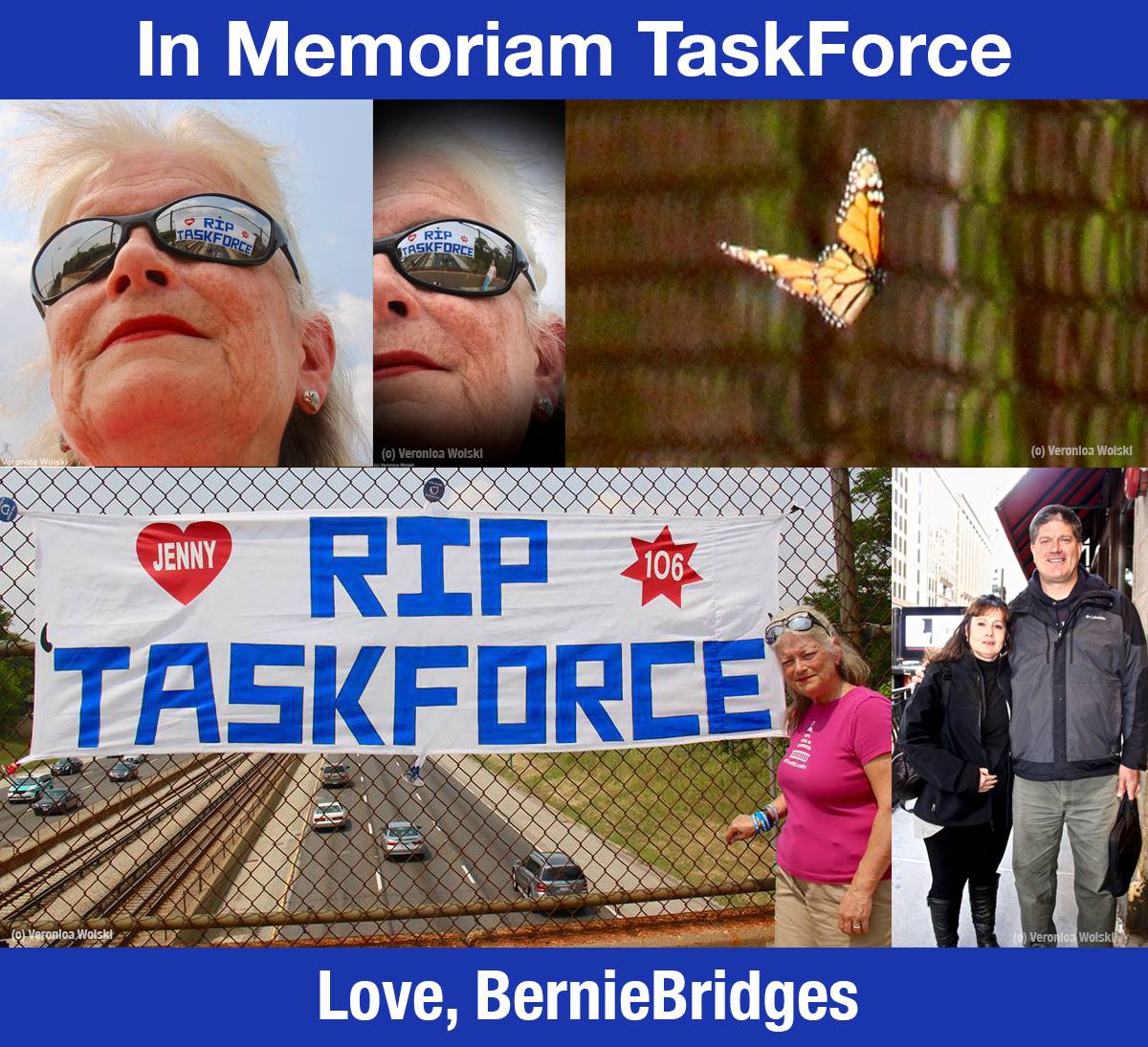 whaleswarrior's tweet photo. @GeorgWebb #RIPTaskForce Jenny was my friend, she came to the Bridge to let me know that she is okay....
#BernieBridges https://t.co/XY4LQdrhR5