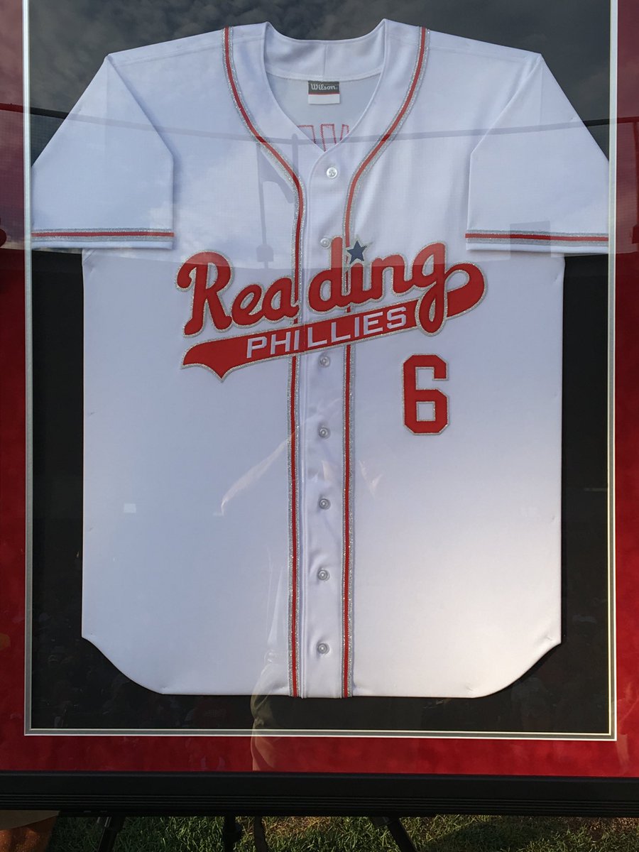 Mike Drago on X: Ryan Howard's Reading Phillies jersey from 2004,  presented to him during HOF ceremony #Phillies  / X
