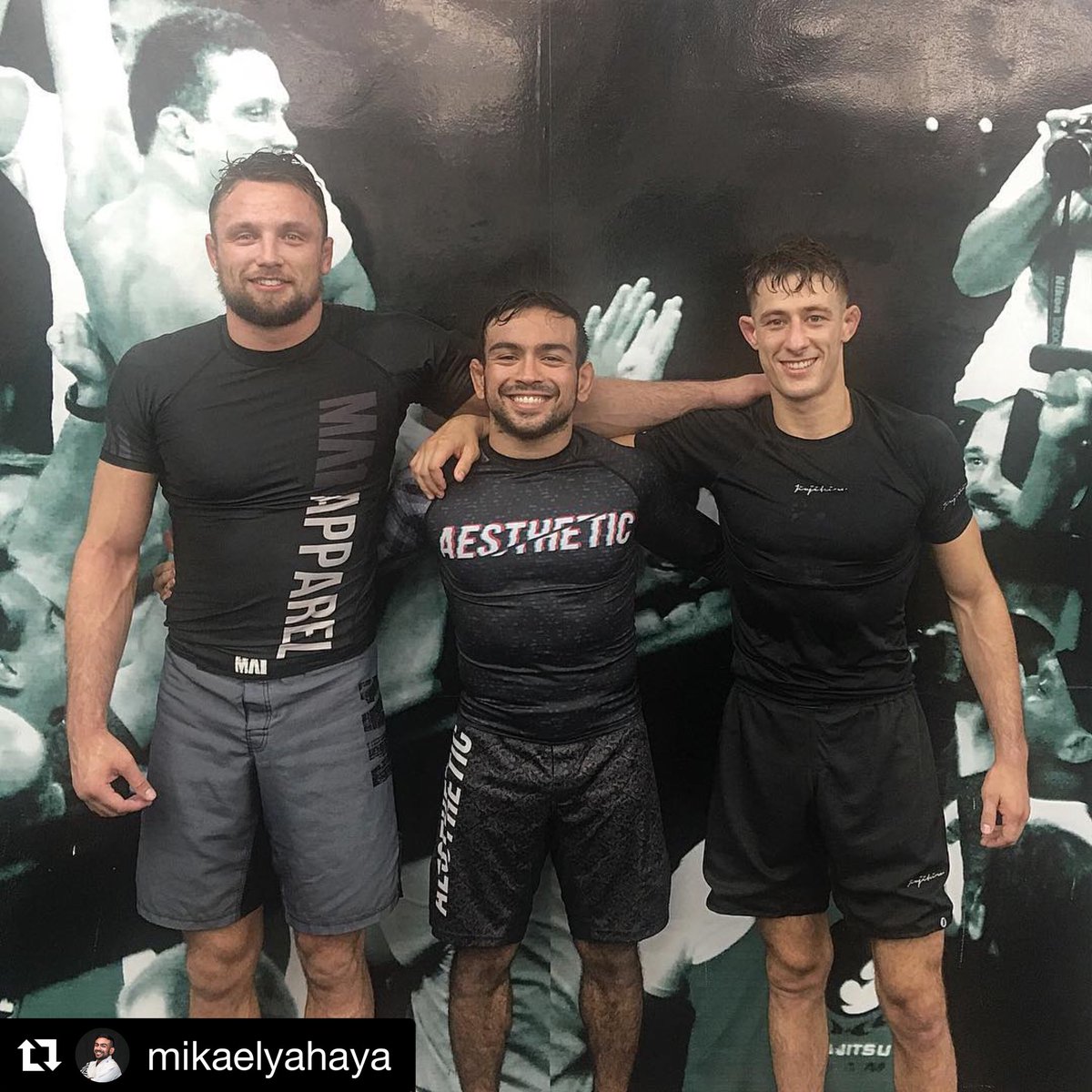 KASAIGrappling's tweet image. 🔥 3 of the talents on Saturday’s sublime card. #Repost @mikaelyahaya: Feeling great and ready for my match on KASAI Pro 3🔥! I’m enjoying the intelligent training here in NYC at the infamous ‘blue basement’ with my two favourite Americans #kasaipro3 #teamcommonwealth 🔥