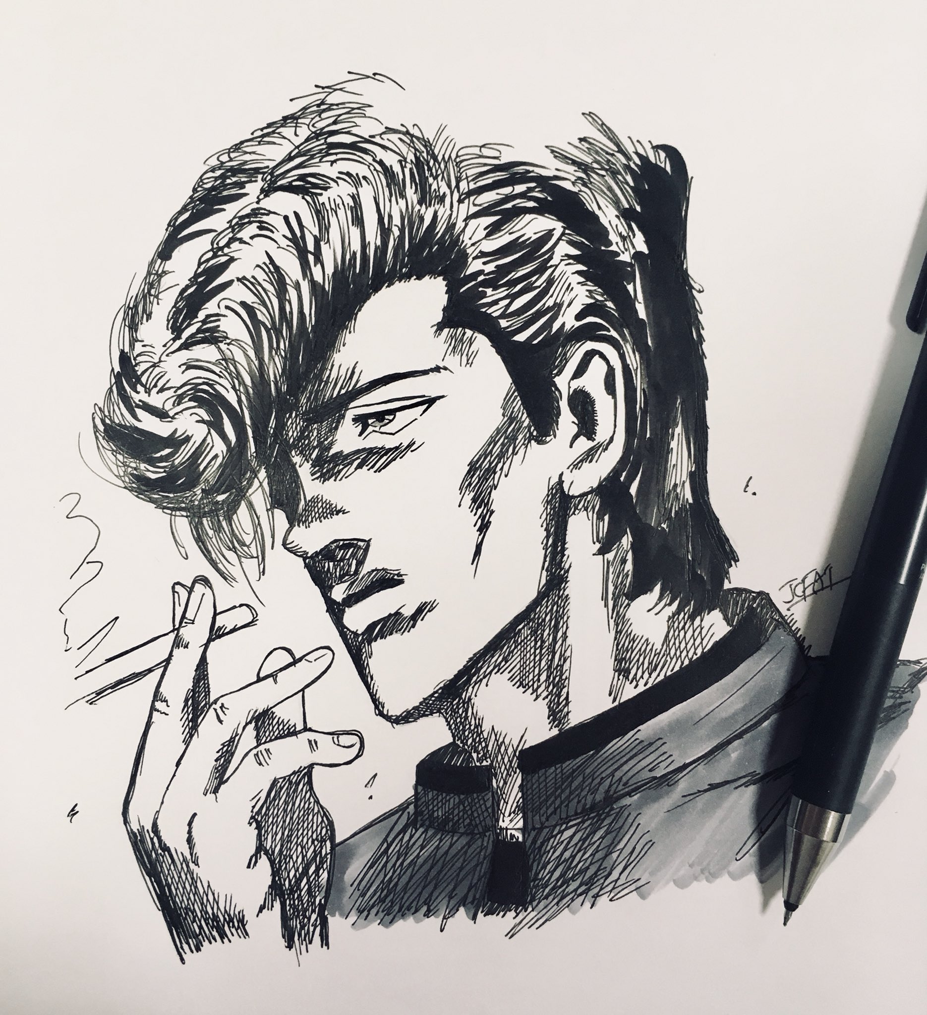 Jc Fat Auf Twitter 大好きな漫画に登場する四天王の一人を描いてみた リーゼントのキャラの中で一番のイケメンだと思います さぁ 今日も仕事 頑張ってきます イラスト ろくでなしブルース Jc Fat Auf Twitter 大好きな漫画に登場する四天王の一人を描いてみた リーゼントのキャラの中で一番のイケメンだと思います さぁ 今日も仕事 頑張ってきます イラスト ろくでなしブルース