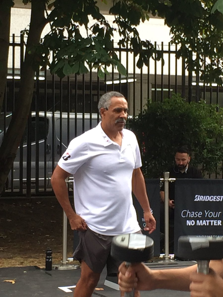 #DaleyThompson sporting legend!!! Spotted in London southbank 🇬🇧