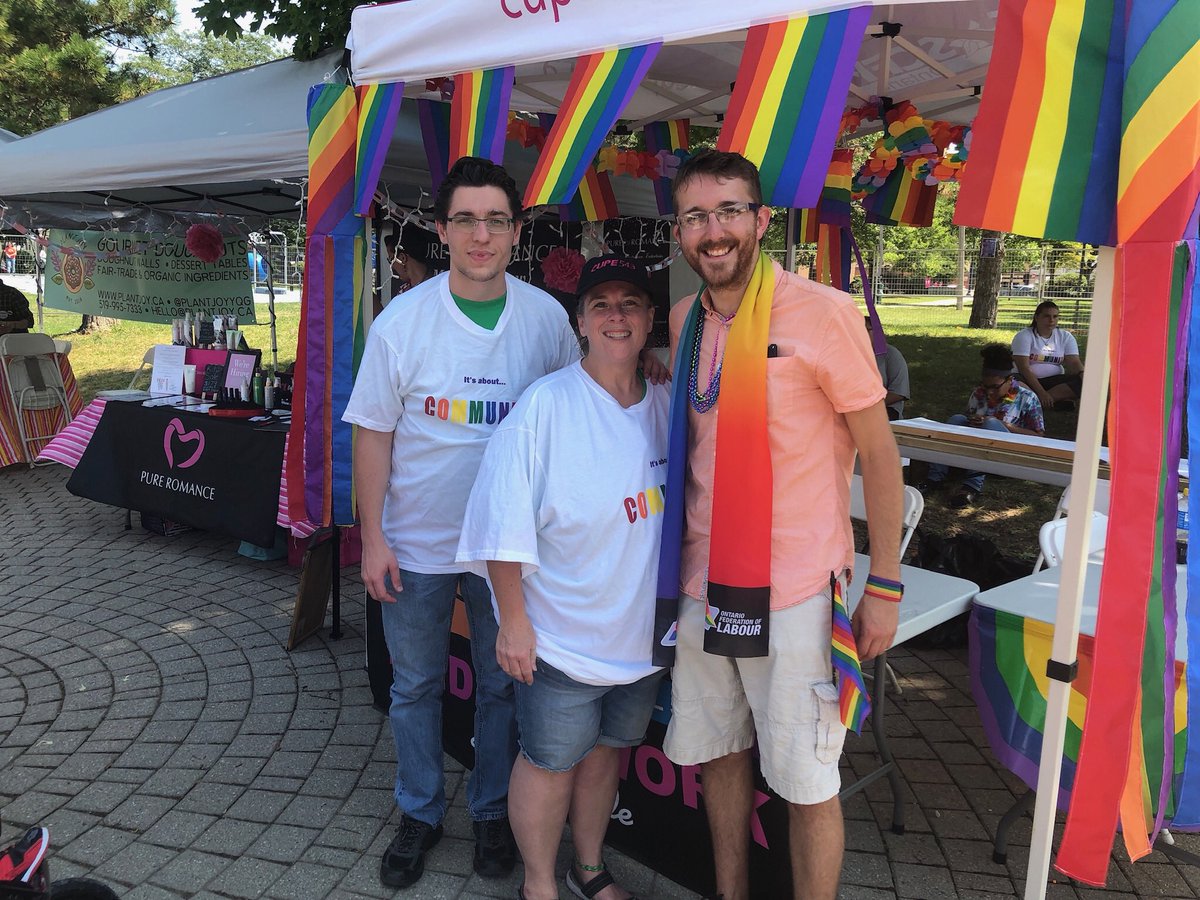 Wrightfor5's tweet photo. Had a fabulous time at the Pride Parade this Sunday! Congratulations to @WEPridefest for another amazing turnout! The move to Ottawa St was amazing! #wrightfor5 #windsorpride #outloudandproud #yqg https://t.co/het1ZwtIAy