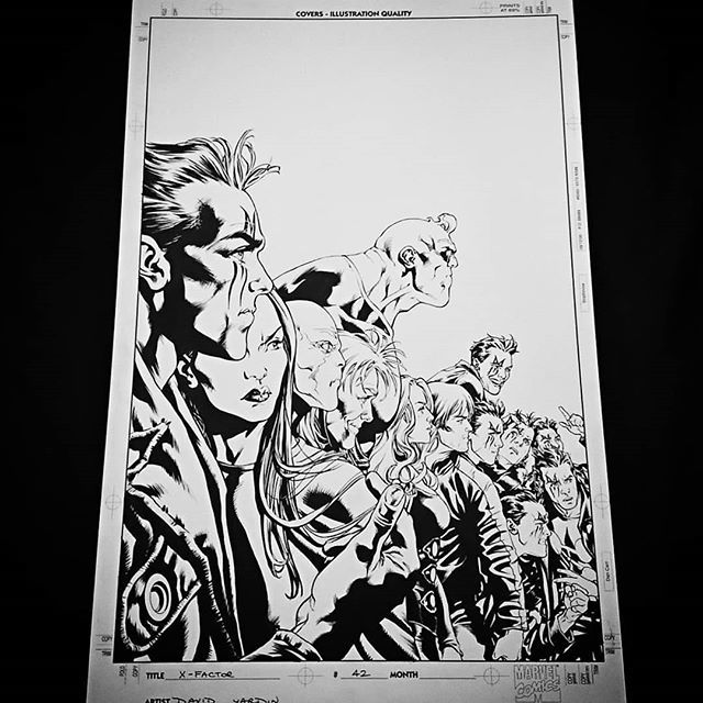 davidyardin's tweet image. #WayBackWednesday This was my third #XFactor cover way back in early 2009. Whenever I jump on a new cover gig, it's usually by the third issue I find my groove. Hard to believe it's been almost 10 years since I first started on X-Factor! #Madrox #MultipleMan #Monet #Darwin #…