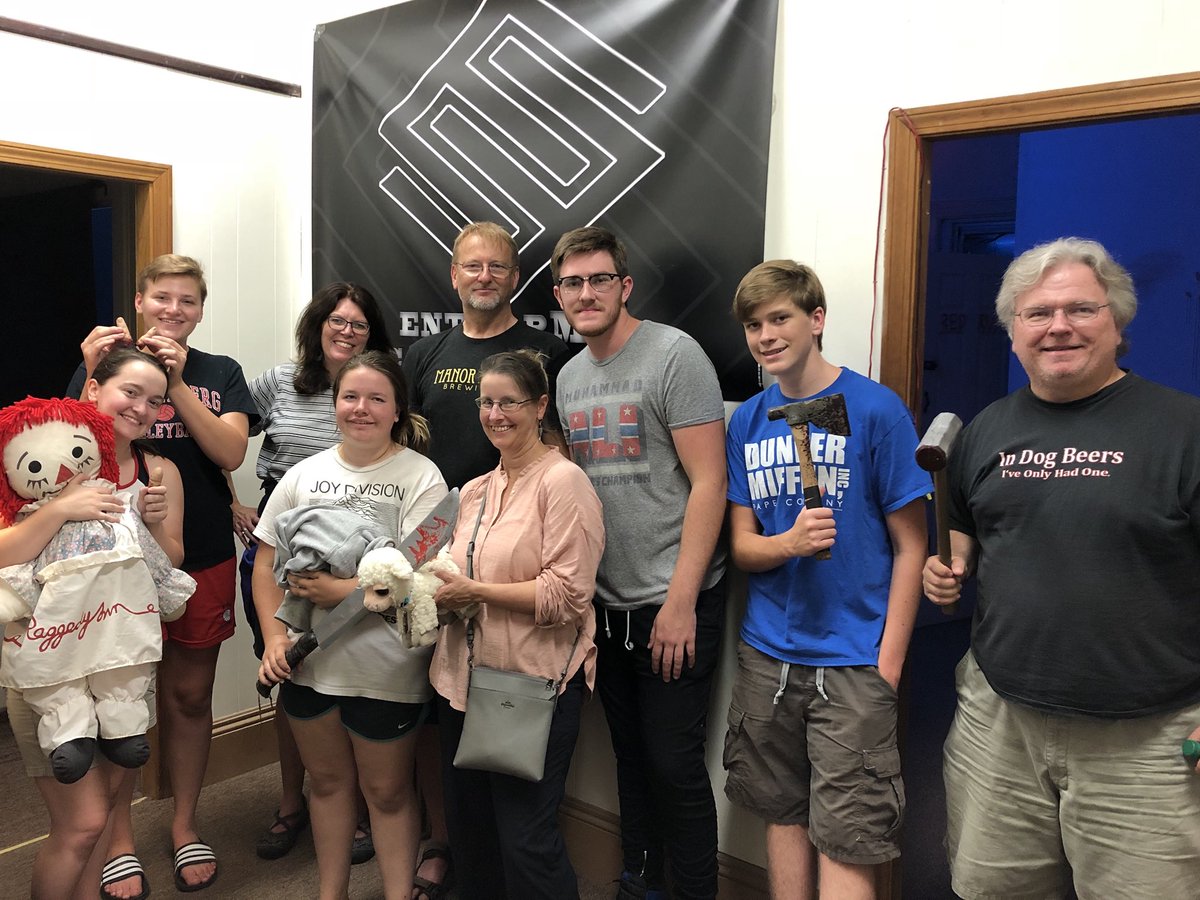 Another group getting it done tonight in Nightmare on Main Street!