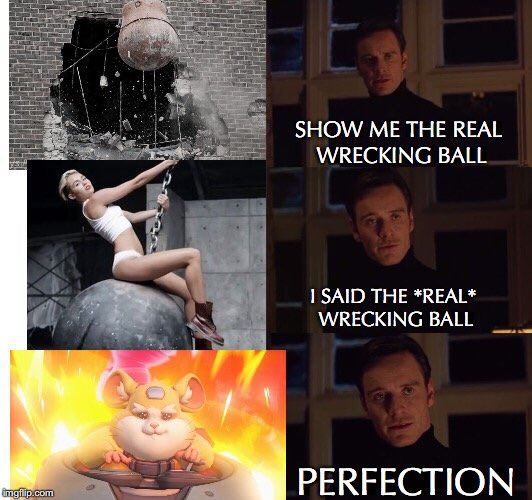 Overwatchmeme47's tweet image. Ahhh that’s perfect. #overwatch #overwatchmemes #wreckingball #hammond