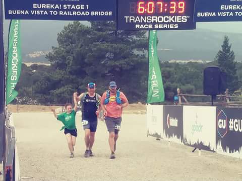 kyleRrobidoux's tweet image. Finishing up @TransRockiesRun feeling strong w/ #sightedguide  @SteveFred