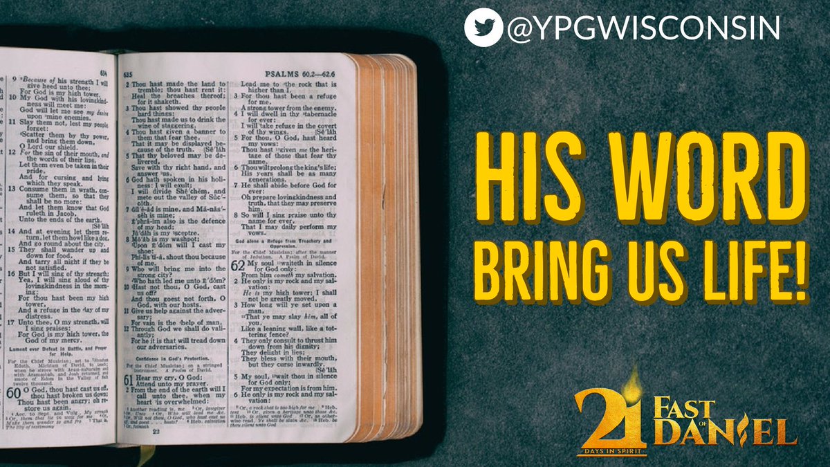 YpgWisconsin's tweet photo. Persevere in the fast of Daniel! #21days #daysofspirit #YPG #Wisconsin visit us at https://t.co/VHZXLaaeSX https://t.co/iYyI4585cU