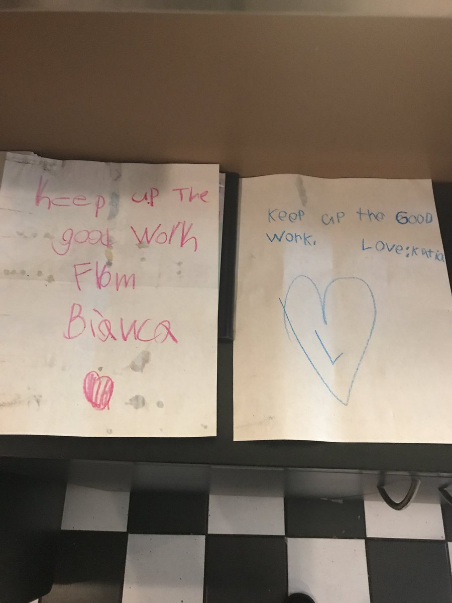Cheeks_Burgers's tweet photo. Some words of encouragement from our customers on a busy night. We appreciate you! https://t.co/4aCpOTz99F