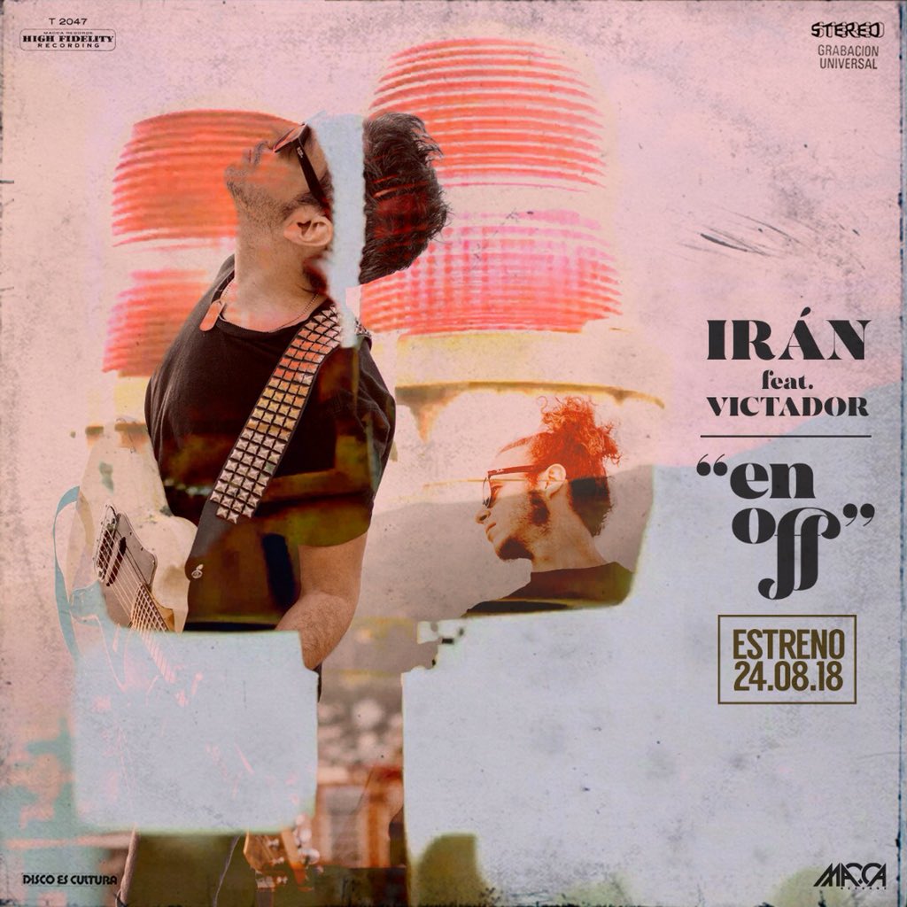 "En Off"
@luisiran feat. @victador 
Próximo 24 de agosto.