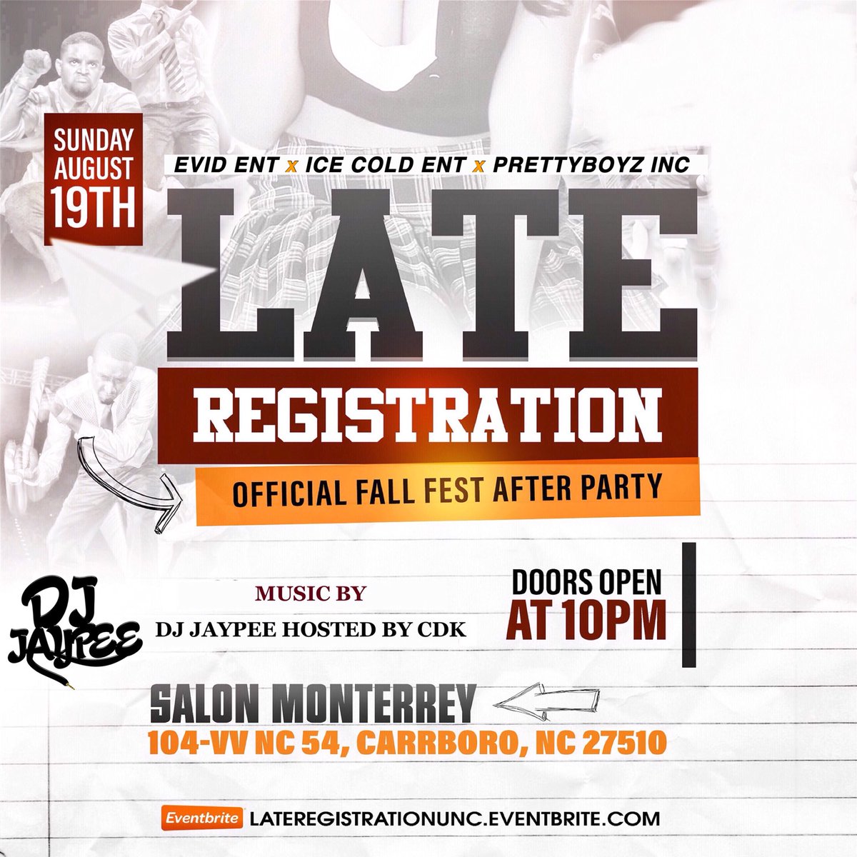 DJaypee919's tweet photo. SUNDAY I’M SPINNING HERE W/ @CDKonthemic HOSTING! #NCSU22 #UNC22 #NCCU22 #DUKE22 #SHAWU22 #SAU22 https://t.co/pX0L2sm35A