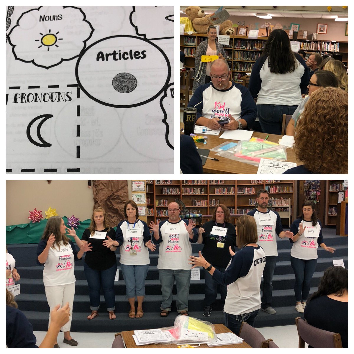 motrevi22's tweet photo. Thanks to Erin Castillo for the revising and editing refresher today! We learned lots of fun games and strategies!! ✏️ 📝 #thewritingacademy @ZundyElementary https://t.co/IRuXDQhl1o