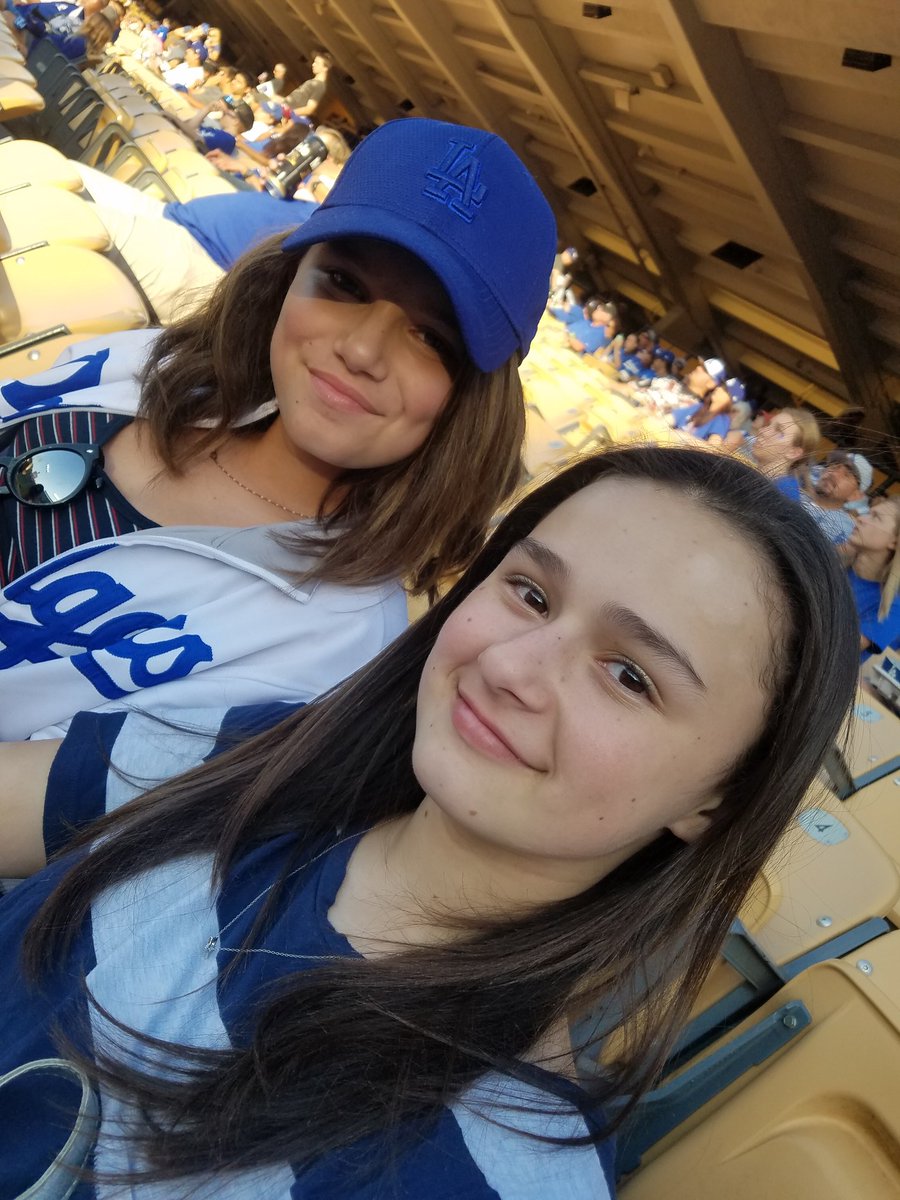 MiaKomsky's tweet photo. Perfect summer night at the Ravine. Let's go Dodgers! #Dodgers #lanative #dodgerssocial https://t.co/69Q106XTXe