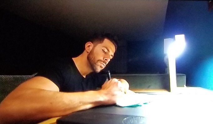 Dear Diary, tonight I kissed a blonde. Only a red head left to go - then I’ve collected them all. Love, Chris. #BachelorInParadise