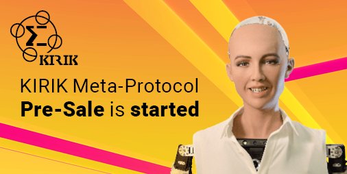 🔥❗️KIRIK Meta-Protocol Pre-Sale is started ❗️🔥

This day came 😉 🎉

All details on how to buy KRK here 👉 goo.gl/sDCMRY

How much KRK are you going to buy? 😏

More information about KIRIK 👉 goo.gl/8YF4R2

#smartcontracts #semantic #KIRIK #blockchain
