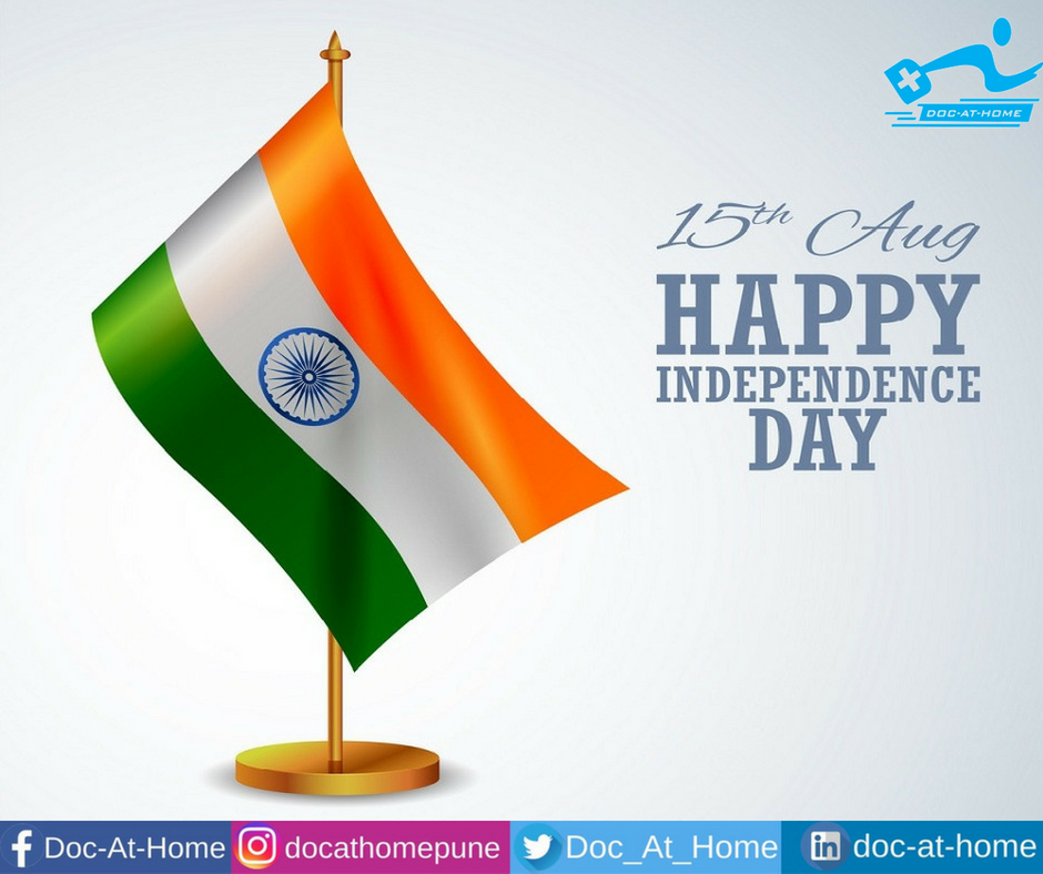 Doc_At_Home's tweet photo. #Doc_At_Home wishes you all a #HappyIndependenceDay and complete #freedom from all #diseases.
Call +91 721-987-3600
https://t.co/aHhWAcZBCP
#IndependenceDay #IndependenceDay2018 #IndependenceDayIndia #docathome #pune #PowerOfSimmba #PursueYourDreams
#UnitedByHope #ProudlyIndian https://t.co/g6ojyvLmUG