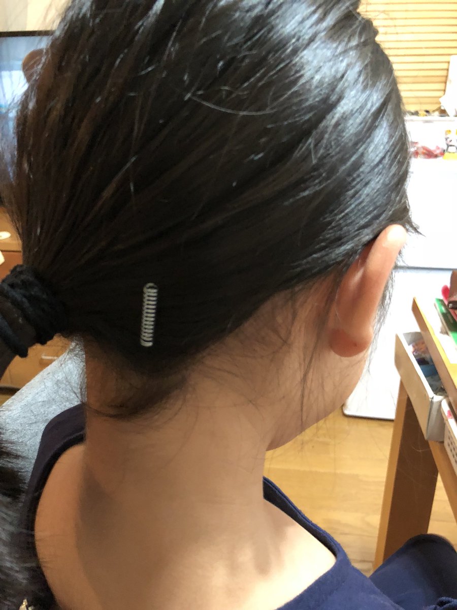 pano_hh's tweet photo. ボールペンのバネがなくなった～！言うて家中探し回って結局ないからって諦めた妹の後ろ姿 https://t.co/SmaOpuKY77