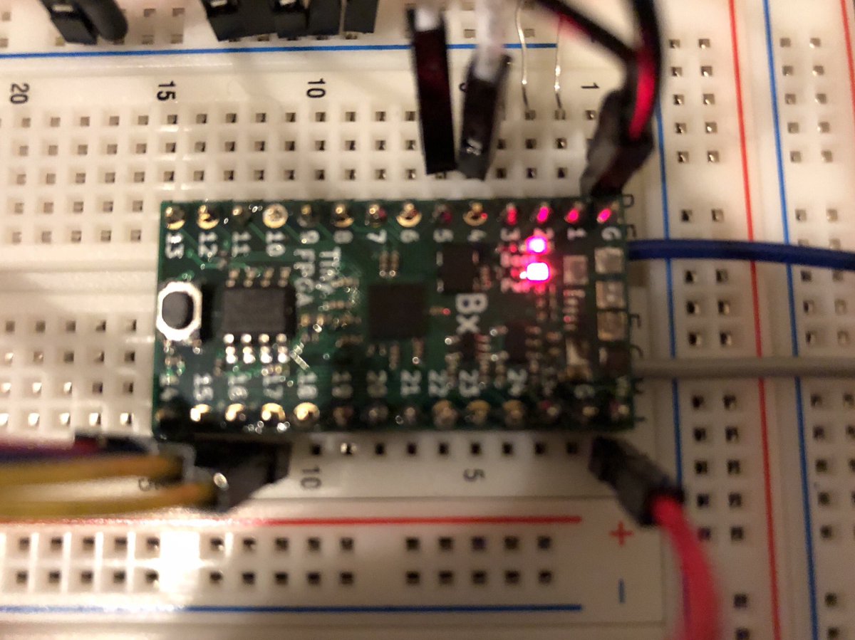 splhack's tweet image. YEEESS! #TinyFPGA BX came back to life again!