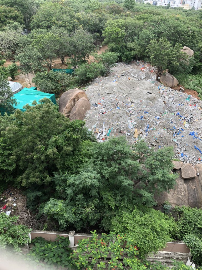 SachinA95370037's tweet photo. #GHMC, #EPTRI, #NGT ... it’s an irony that institution like EPTRI which is meant for Saving Environment is creating such concrete dump yard and causing pollution and inconvenience to residents of SMR Vinay Symphony.. https://t.co/4ig0e07woJ
