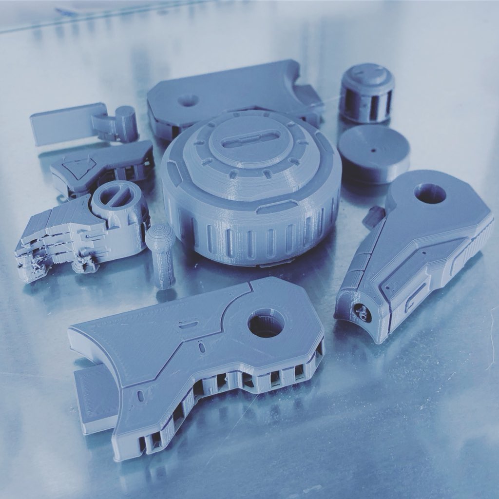 First few Voltron 2.0 Prototype components // #3dprinting
