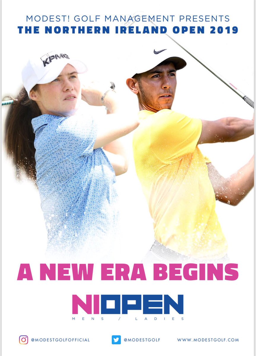 So excited to announce today our <a href="/modestgolf/">Modest Golf</a> intention to bring a Ladies European Tour Event back to Northern Ireland in 2019...

The event will run alongside the Northern Ireland’s Men’s Event and will be the first of its kind in Europe.

A very exciting time for our business..