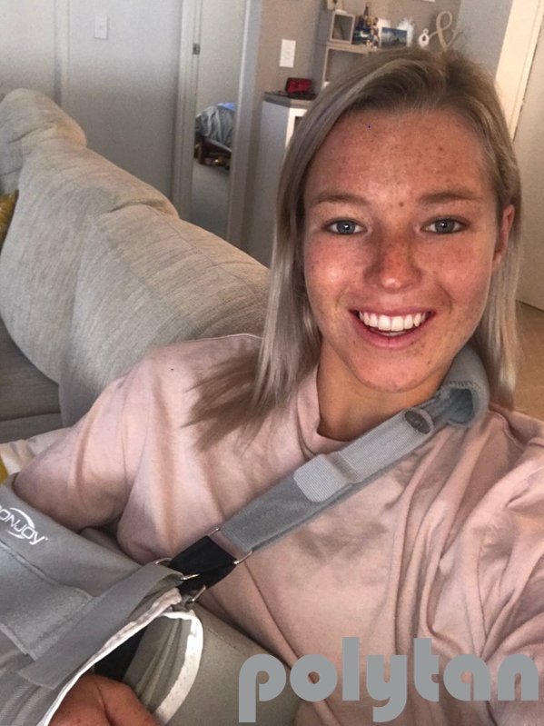 Polytan checked in with <a href="/emmatonegato/">Emma Tonegato</a> to see how her recovery is going. What are you most looking forward to after your recovery? Being around the girls! I love the fact that I get to see my best friends every day. We wish Emma a speedy recovery! #inspiring #rugby #team