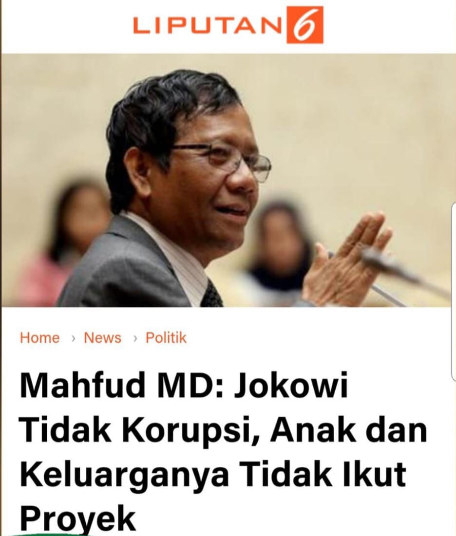 Sblm tampil di ILC tadi malam, saya bertemu Pak Mahfud, dan saya tanya sikapnya ttg GOLPUT. 

Pak Mahfud gak setuju golput. Mnrtnya, pemilu bukanlah utk memilih orang terbaik, tp mencegah yg lebih jahat berkuasa. 

Ini bukan Golput, tp Golfud: Golongan Mahfud:)