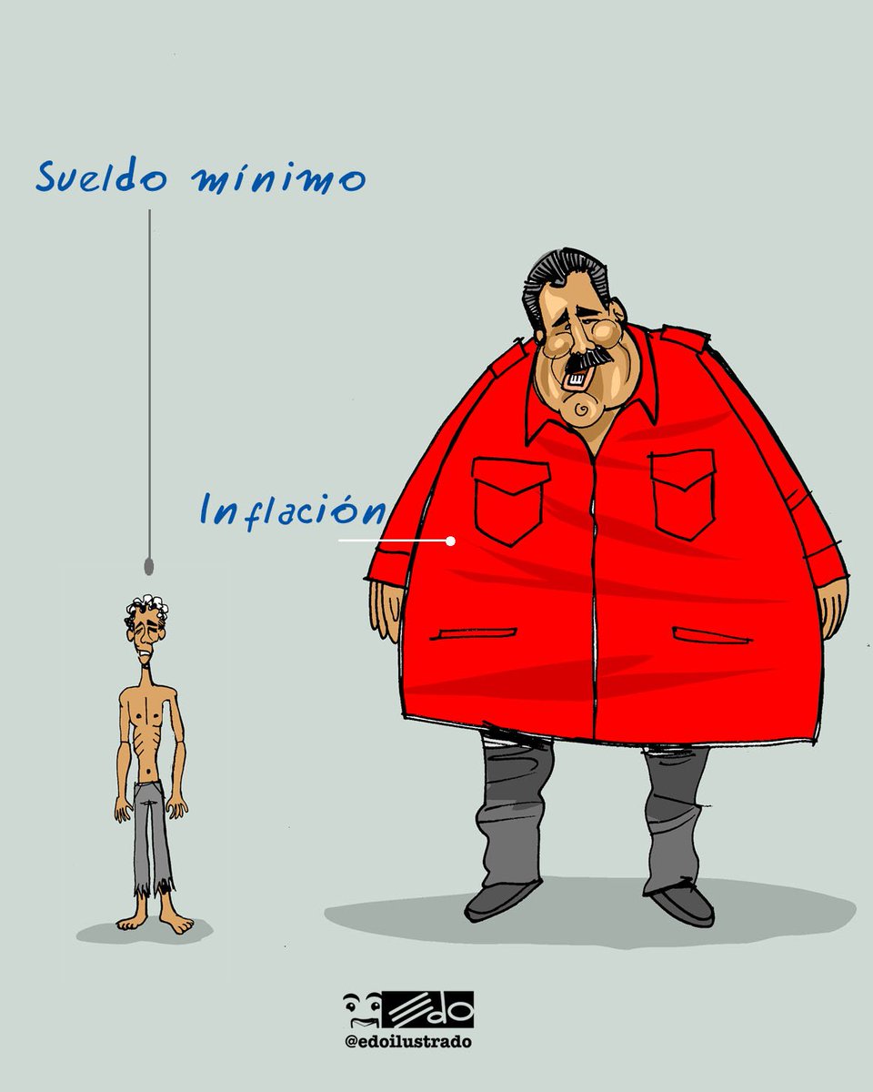 EdoSanabria's tweet photo. Sueldo mínimo vs inflación https://t.co/TrginZ1zNX