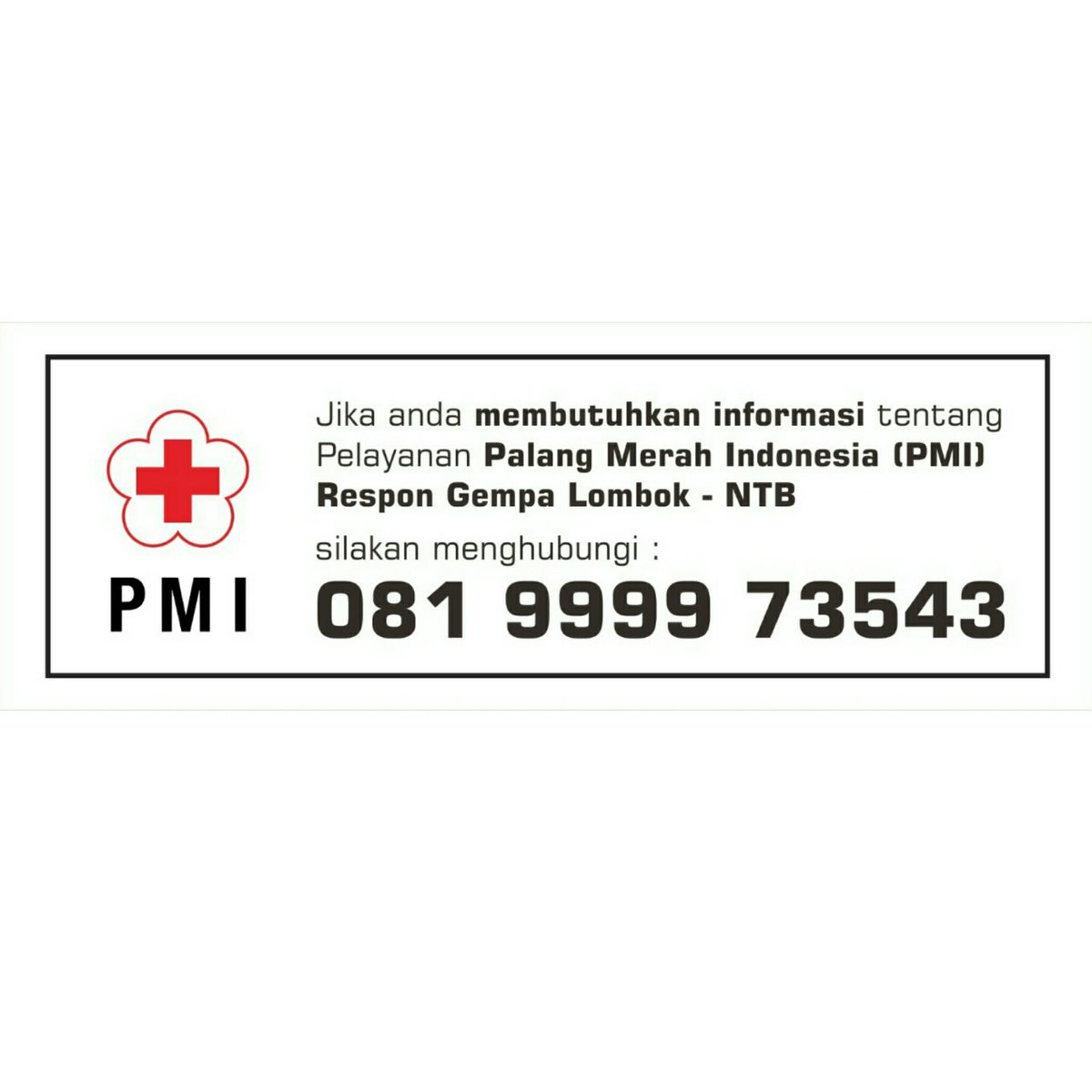 Untuk sahabat PMI yang ada di #Lombok berikut ini adalah nomor yang dapat kamu hubungi untuk pelayanan PMI dalam respon gempa #Lombok Atau untuk bertanya di media sosial bisa menggunakan hastag #TanyaPMI ya. <a href="/palangmerah/">Indonesian Red Cross</a> <a href="/pemkotcilegon/">PEMKOT CILEGON</a> <a href="/info_cilegon/">Info Cilegon</a> <a href="/pmibanten/">PMI Provinsi Banten</a>