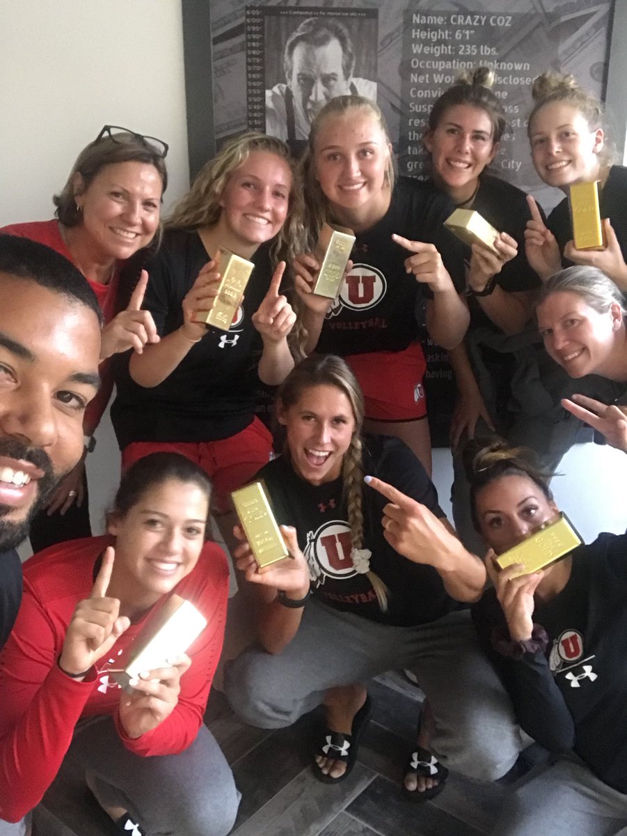 UtahVolleyball's tweet photo. Stole the gold! Had a blast at Get Out Games!
#utahvb https://t.co/3Wzw1l9xyY