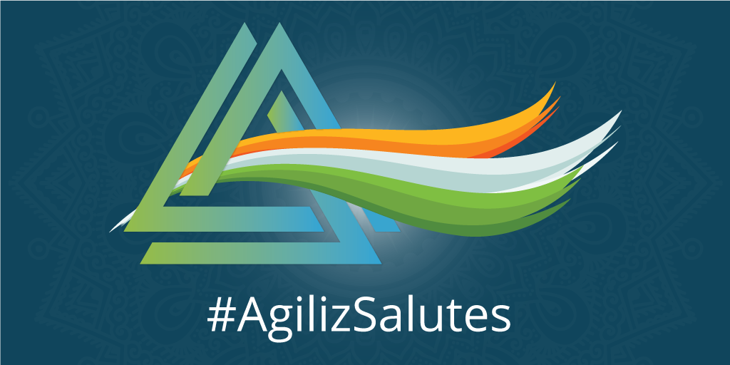 AgilizTech's tweet photo. AgilizTech salutes the might spirits of our forebearers who toiled to gift us freedom. Long may our flag wave! 🇮🇳 #HappyIndependenceDay #Tricolor #AgilizSalutes #Freedom71 https://t.co/PJls2KYdvA