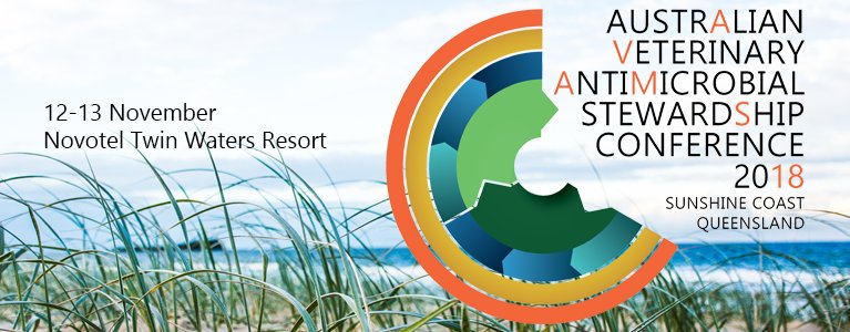 animalhealthAUS's tweet photo. Early bird registration for the first Australian Veterinary Antimicrobial Stewardship Conference 2018 is open until Monday 20 August.
Register here - https://t.co/yYGx8Kzoul
#AVAMS18 @ACMFchicken @Australian_Pork @nswdpi @meatlivestock @AustVetAssoc @DeptAgNews @AgriFuturesAU https://t.co/vFONlzDErB