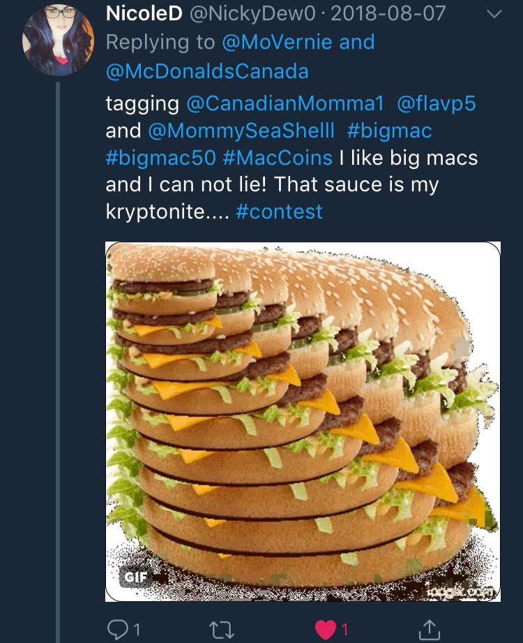 MoVernie's tweet image. There are a total of 5 winners who entered my #MoVernieContest. Each of them won a #MacCoin.

I chose 3 winners from #Twitter &amp;amp; 2 winners from #Instagram.

Congrats to these 5 lucky winners! Thx every1 for ur support. Until next time! 

@McDonaldsCanada #BigMac50 #Winners
