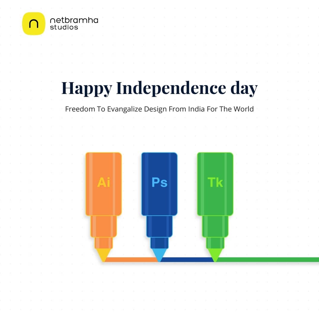 netbramha's tweet photo. The freedom of Design has immense power to bring a change.
This independence let's celebrate this privilege.
#independenceday #india #freedomtodesign #ux #design #designthinking https://t.co/hUqaxafXtp