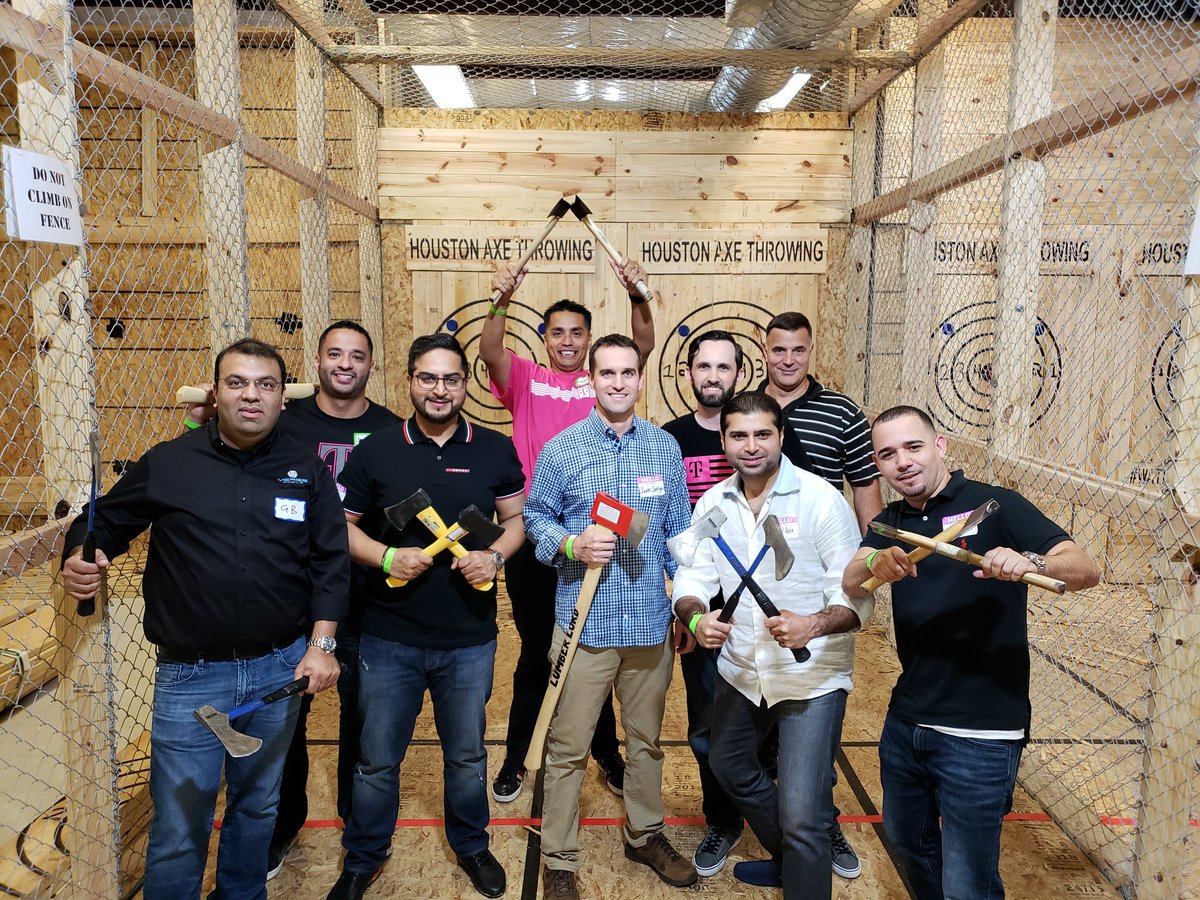 VergeMobileTPR's tweet photo. Sometimes you just have to have some #SeriousFun with your teams! #WorkHardPlayHard @McAdooJustin @Raheelsuria https://t.co/gxszYIHiGN