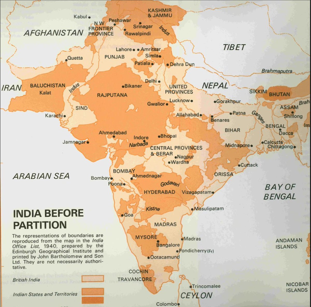 0. On Independence day, I look briefly at how some of the current states came into being. Some of them I had not even heard before. This is now India looked before partition.