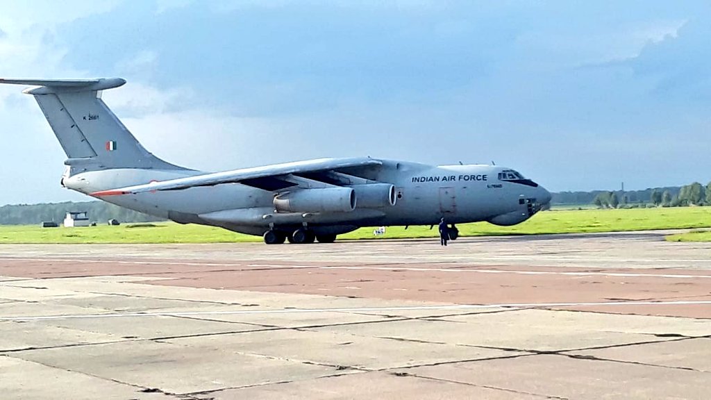 IAF_MCC's tweet photo. Update #SCO2018 Peace Mission : On 14 Aug 18, 200 strong Indian Contingent reached Shagol, Chelyabinsk, Russia for participating in the 08 Member Shangai Cooperation Organisation (SCO)Peace Mission Exercise. https://t.co/3IHGPmLMQJ