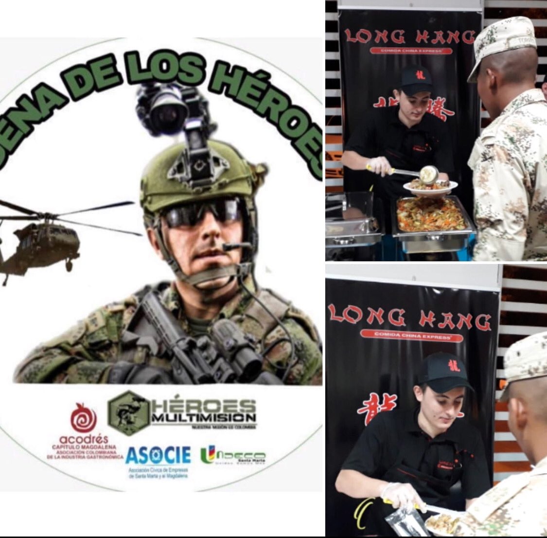 RLonghang's tweet image. Cena de los héroes del ejercito nacional ⁦@RLonghang⁩ ⁦@COL_EJERCITO⁩