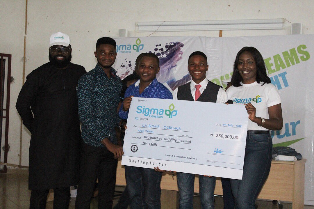 accesspensions's tweet photo. ...And the winner is Chibunna Ogbonna (@realchibunna)! Talk about a focused and determined team. Together they are creating something phenomenal in Nigeria to curb waste pollution. Watch out for Chibunna and his team!
#ReadySetBoss #SigmaFutureTour #SigmaPensions #WorkingForYou https://t.co/UmQJls3HQM