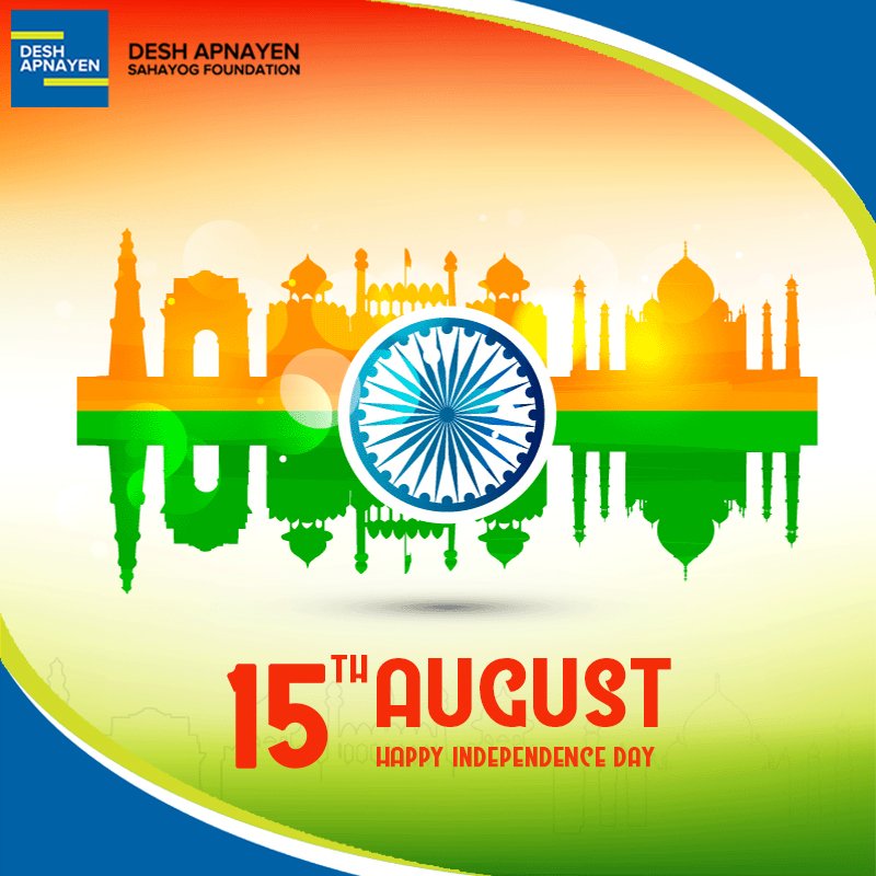 DeshApnayen's tweet photo. Celebrating 72 years of Independence with freedom in the mind, faith in the words, pride in our hearts and memories in our souls. #HappyIndependenceDay #DeshApnayen #ApathyToOwnership #AwareCitizen #AlertInformedAndActiveCitizen https://t.co/PvPefbcVfN