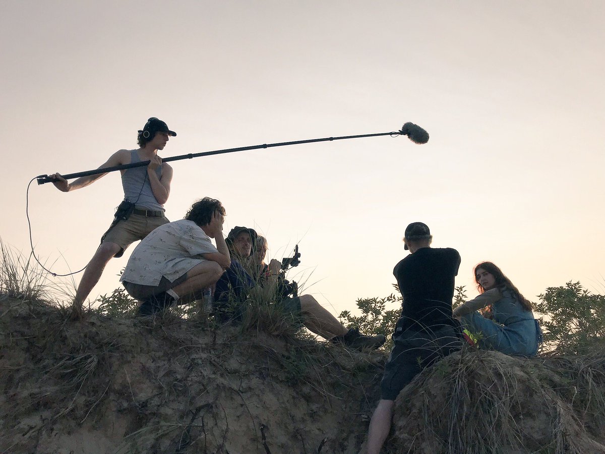 JB_SoundGuy's tweet photo. #bts shot of my awesome #boomop getting into position. #featurefilm #soundrecordist #ktek #rycote #wirelessboom #sounddepartment #soundforfilm https://t.co/Qh5CDcBtJg
