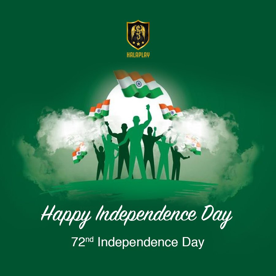 HalaPlayDotCom's tweet photo. Wish You All a Very #HappyIndependenceDay. Jai Hind! https://t.co/F0X2b5bxKF