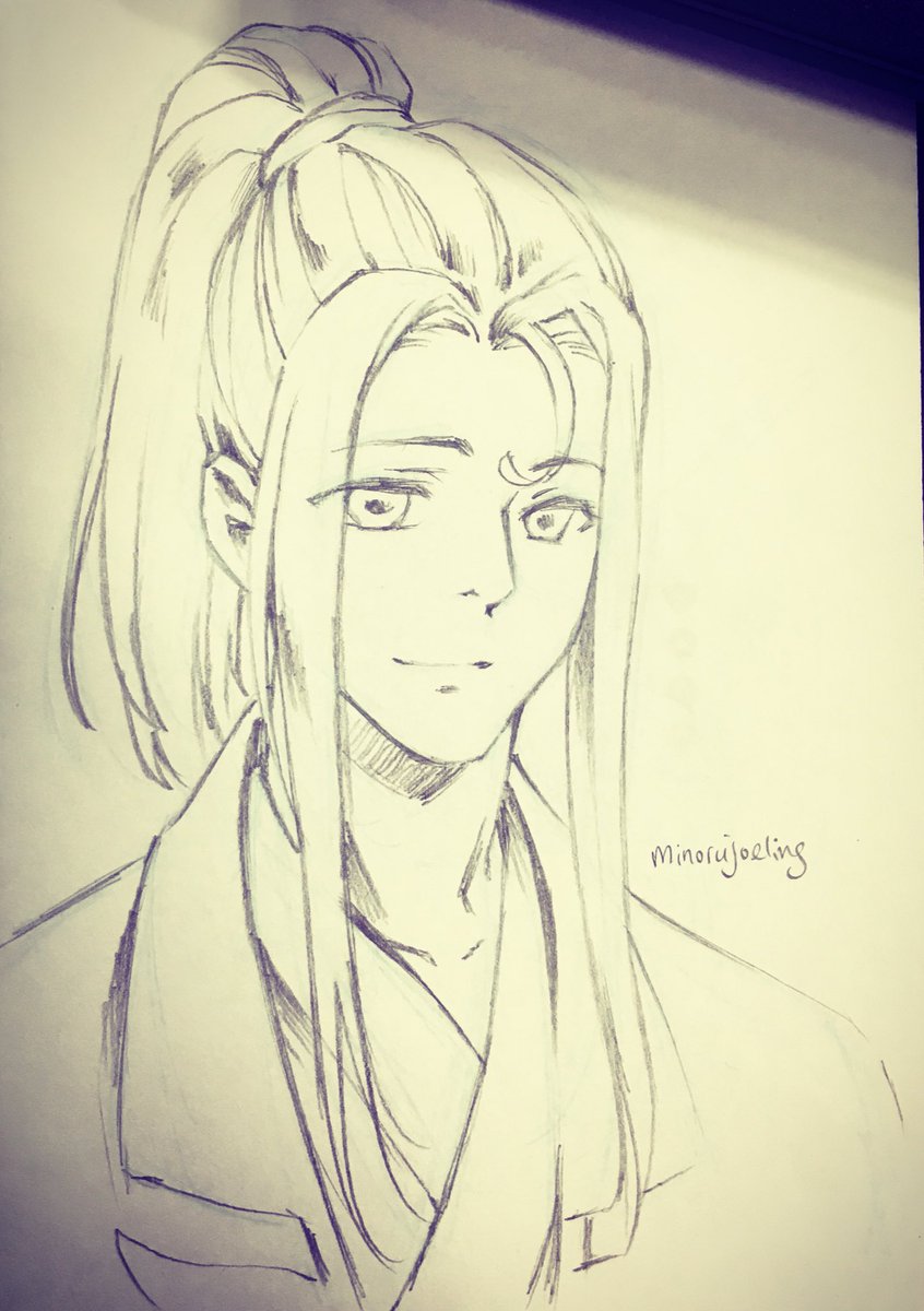 在工作抽空涂鸦的 #魔道祖师 #温宁 小天使😳
好吧,不准学我这种偷偷在工作纸上乱画😂
Sketching during working hour😂 #WenNing Angel 😳 from #MoDaoZuShi don't learn from me this is not good to draw on office paper lol😂 #grandmasterofdemoniccultivation #sketch #fanart #drawing #鬼将军