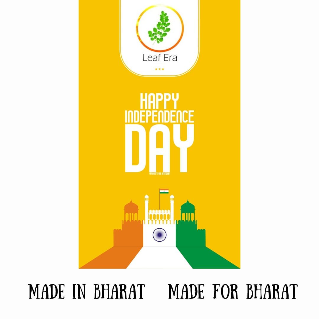leaferaindia's tweet photo. Wishing you a Happy Independence Day 🇮🇳
#HappyIndependenceDay #LeafEra https://t.co/jM24RGevDb